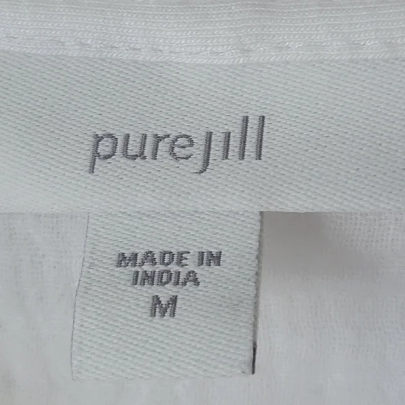 J jill- pure jill cotton-Gauze hooded jacket. - Picture 10 of 11